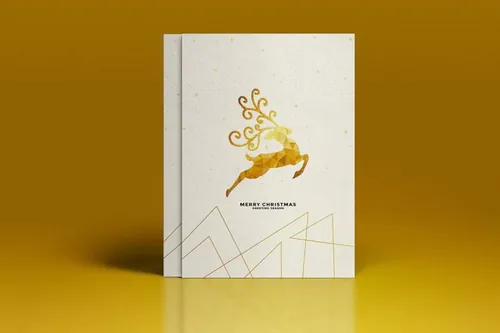 indesign下载mac-indesign排版模板时尚简约好用的新年圣诞节海报画册手册