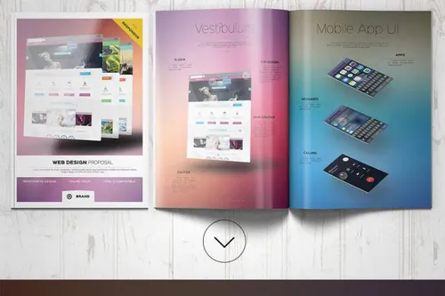 indesign制作杂志-indesign排版模板8个画册模型 一共20页 Web