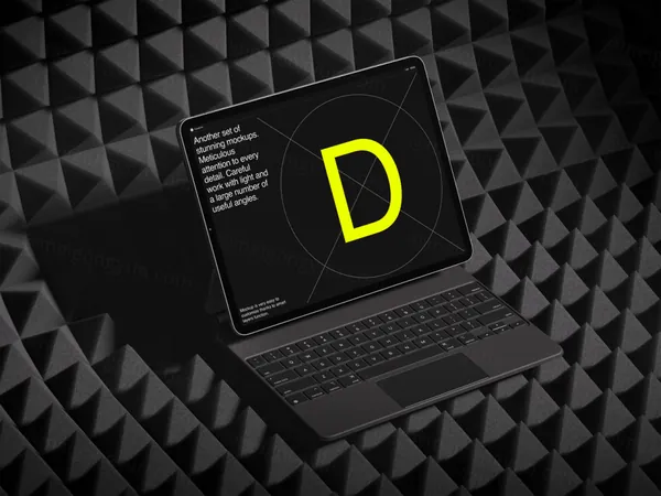 高质量苹果平板电脑创意场景网页设计Web贴图UI界面展示样机模板 D - iPad Pro Mockup-9