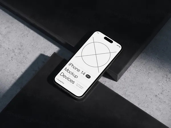 高质量苹果手机创意场景APP设计UI贴图展示样机模板 A - iPhone 14 Pro Mockups-2