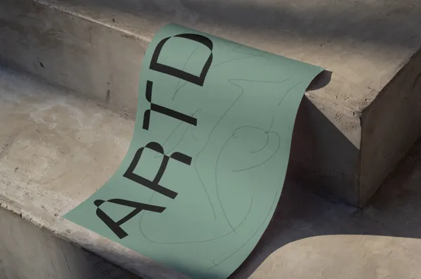 高质量实拍无CG宣传单 海报广告设计贴图展示样机模板素材 ARTD C02 PRINT 018