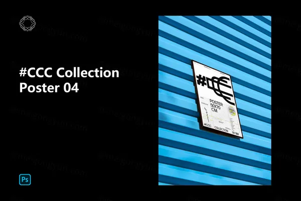 高端实拍无CG艺术画框广告牌海报设计贴图展示样机模板-1