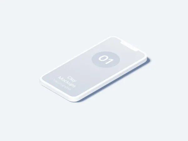 极简主义苹果手机等距视角APP设计UI贴图展示样机模板 iPhone 12 Pro Mockups