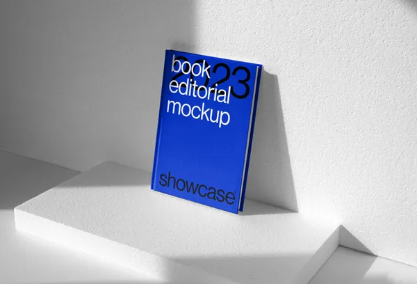 高质量画册杂志书籍设计排版贴图展示样机模板 S06 - Book Mmockup