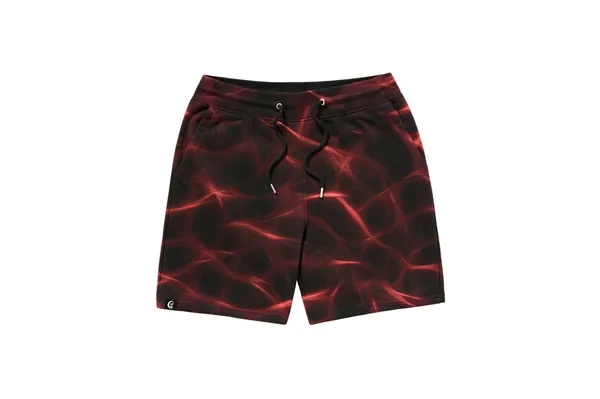 街头潮牌短裤服装设计贴图展示样机模板 Staple Shorts PSD Mockup