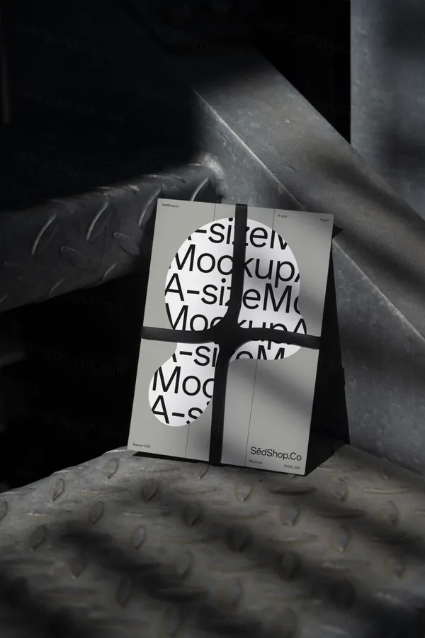 高质量传单单页海报宣传单设计贴图展示样机模板 S003-005