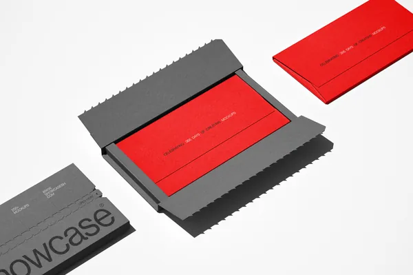 高质量极简主义信封邀请函企业品牌VI设计提案贴图展示样机模板素材 Branding Mockup-2