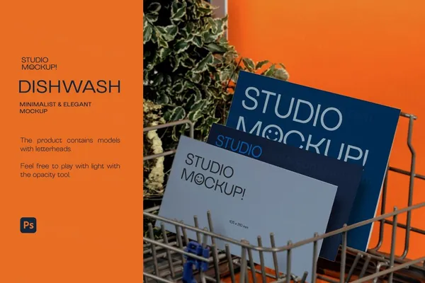 高质量明信片卡片品牌VI设计贴图展示样机模板素材 ORIGINAL PRINT MOCKUP-2