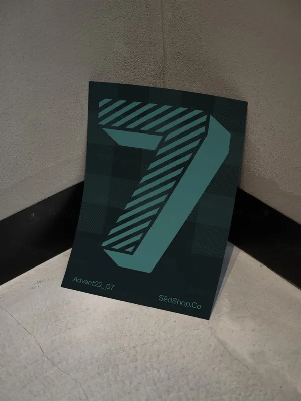 高质量传单单页海报宣传单设计贴图展示样机模板 A22-07