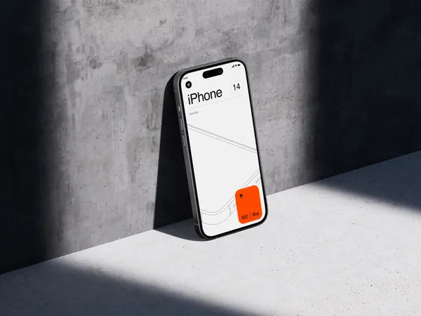 高质量苹果手机创意场景APP设计UI贴图展示样机模板 A - iPhone 14 Pro Mockups-3