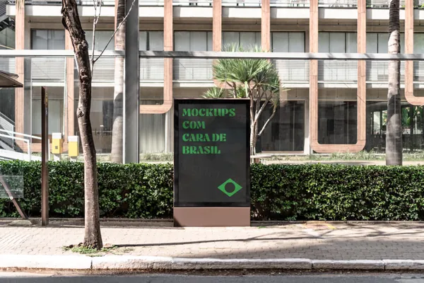 高质量高清摄影数字显示屏户外灯箱广告设计贴图展示样机模板 Digital Screen Mockup-10