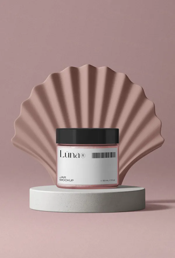 高质量美白防晒乳霜美容化妆品品牌包装设计贴图展示样机模板 Cosmetics mockup-2
