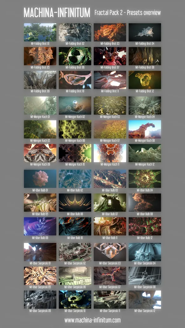 C4D/Blender 分形3D科幻特效场景教程（含工程文件）Octane Vectron Fractal PACK N°2