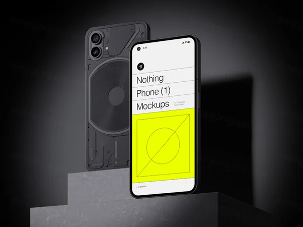 国外潮牌网红手机移动APP贴图UI展示样机模板素材 Nothing Phone Mockup-13