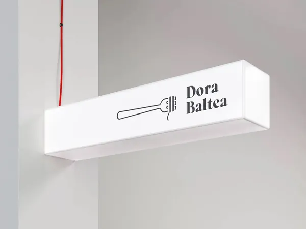 高质量灯箱招牌指示牌路牌导视系统设计提案贴图展示样机模板 Lightbox Signs Mockups-3