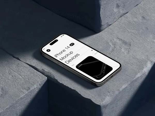 高质量苹果手机创意场景APP设计UI贴图展示样机模板 F - iPhone 14 Pro Max Mockups-6