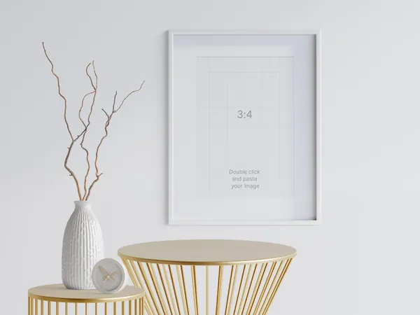 北欧极简艺术画框相框场景贴图展示样机模板素材 Frames Scene Creator-2