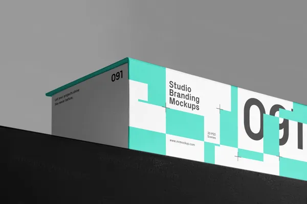 高质量工作室品牌VI设计提案贴图展示样机模板 Studio Branding Mockups-1