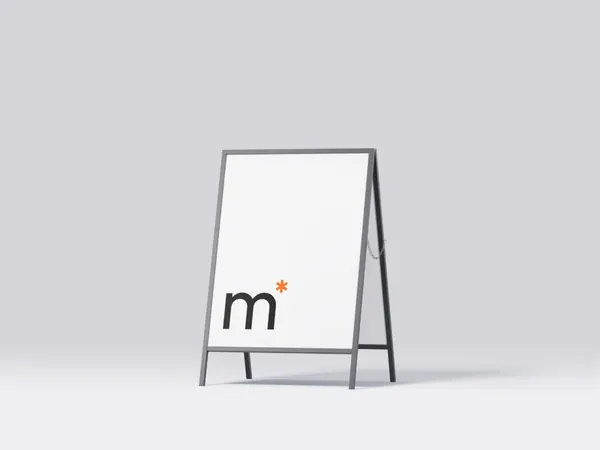 高质量极简主义商店路牌指示牌广告展示牌设计提案贴图展示样机模板 Boards Mockups-2