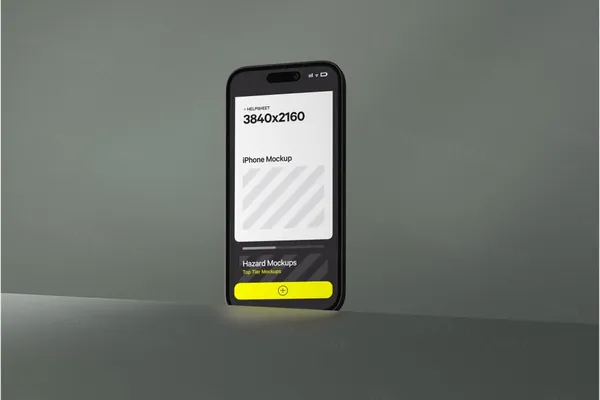 高质量极简主义抽象场景展示App设计UI贴图样机模板 iPhone Mockup-2