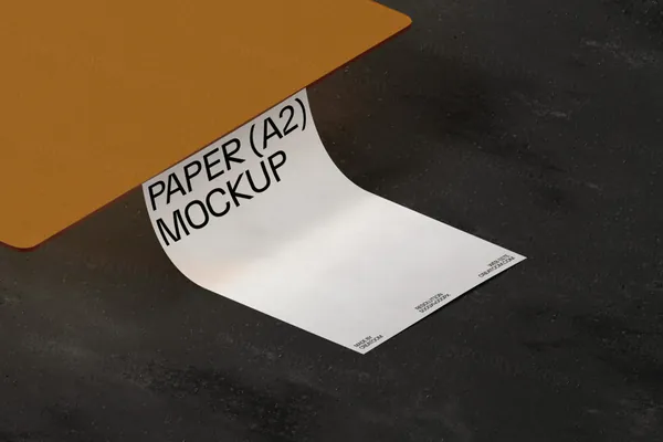 高质量极简主义宣传单海报设计贴图展示样机模板 Poster  Paper mockup-14