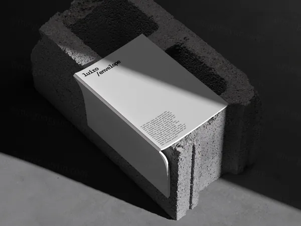 画册宣传册杂志工业风地产建筑企业品牌设计VI提案贴图展示样机模板-2