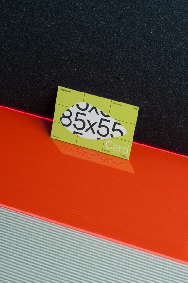 高质量实拍无CG企业品牌名片设计贴图展示样机模板 TM COLOUR 002