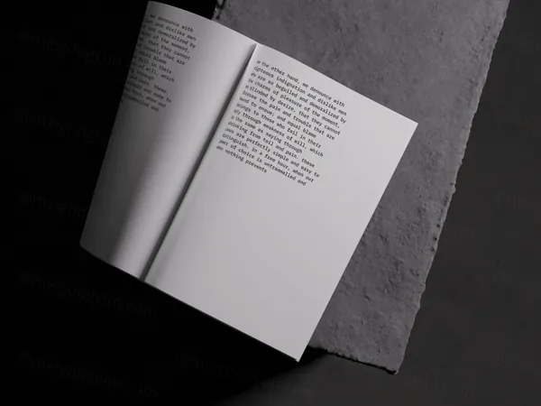 画册宣传册杂志工业风地产建筑企业品牌设计VI提案贴图展示样机模板-3