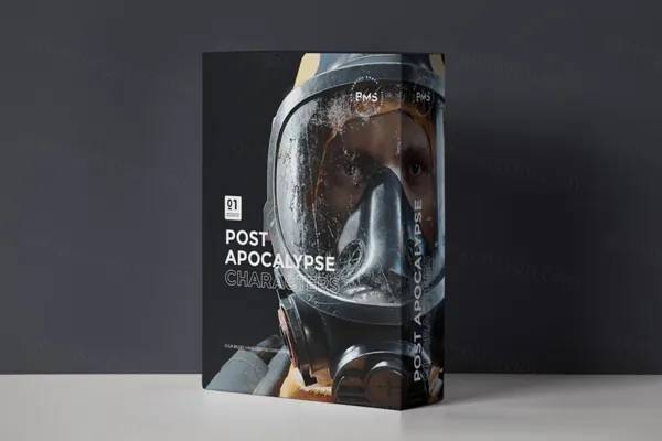 「天启」世界末日未来战争穿着防护服战士人物角色3D模型素材 APOCALYPSE - CHARACTERS