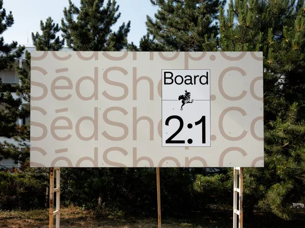 户外广告牌海报设计展示样机模板 S001-038