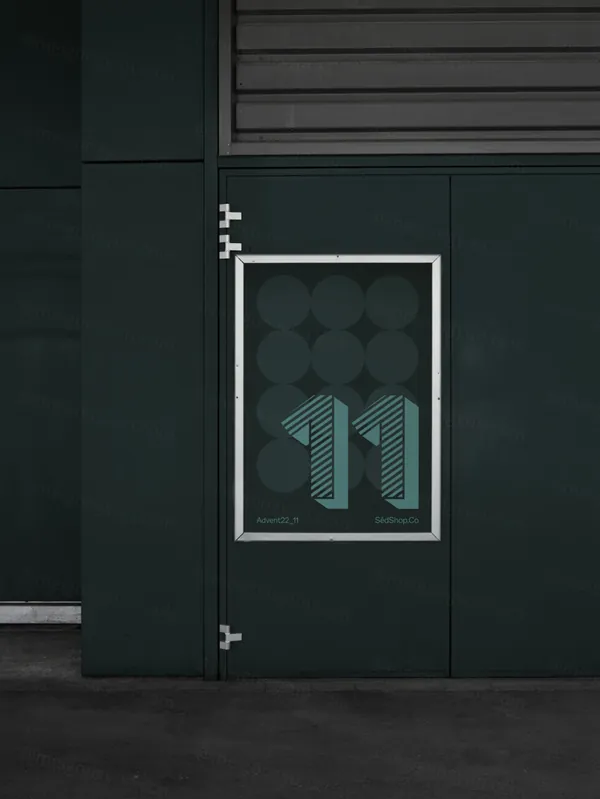 广告牌海报设计展示样机模板 A22-11