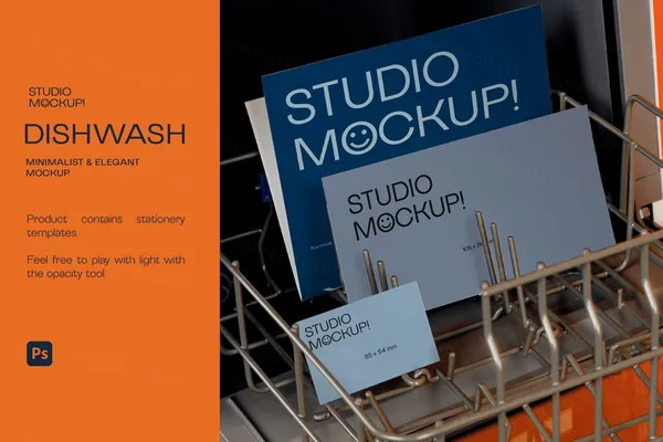 高质量明信片卡片品牌VI设计贴图展示样机模板素材 ORIGINAL PRINT MOCKUP-1