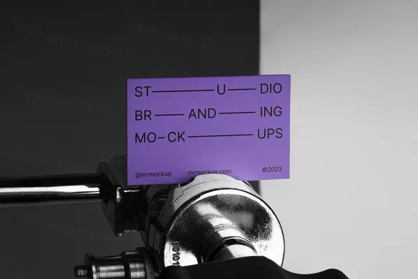 高质量商务名片工作室品牌VI设计提案贴图展示样机模板 Studio Branding Mockups-1