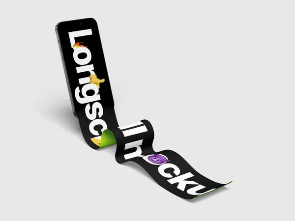 苹果手机创意卷轴UI网页展示APP设计提案样机模板 iPhone 14 Pro Longscroll Mockup-7