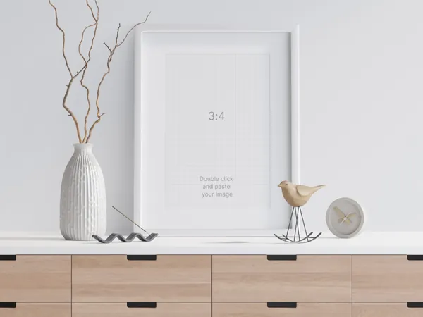 北欧极简艺术画框相框场景贴图展示样机模板素材 Frames Scene Creator-11