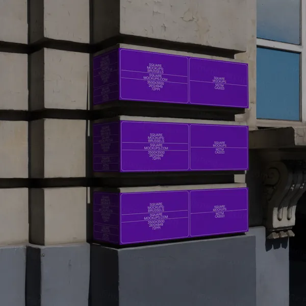 户外高清实拍无CG广告牌海报设计提案展示样机模板 Outdoor Advertising Mockup-4