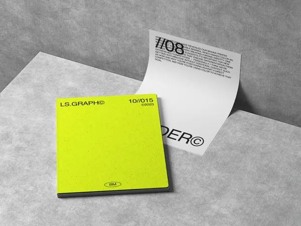 高质量宣传单杂志画册品牌设计提案贴图展示样机模板 Kander Branding Mockups