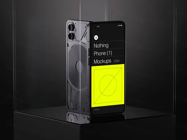 国外潮牌网红手机移动APP贴图UI展示样机模板素材 Nothing Phone Mockup-6
