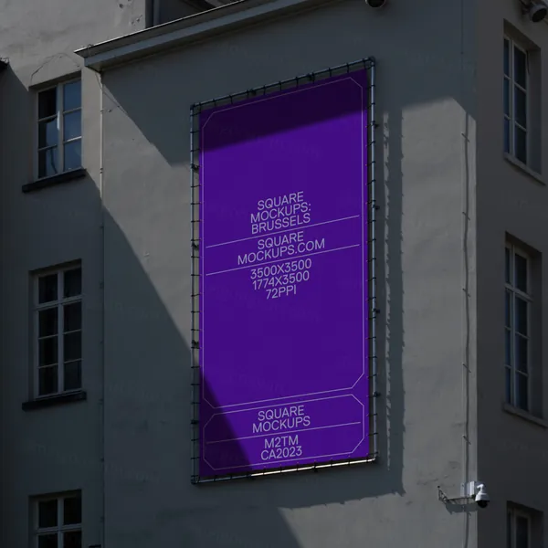 户外高清实拍无CG墙体巨幅广告牌海报设计提案展示样机模板 BILLBOARD Mockup-1