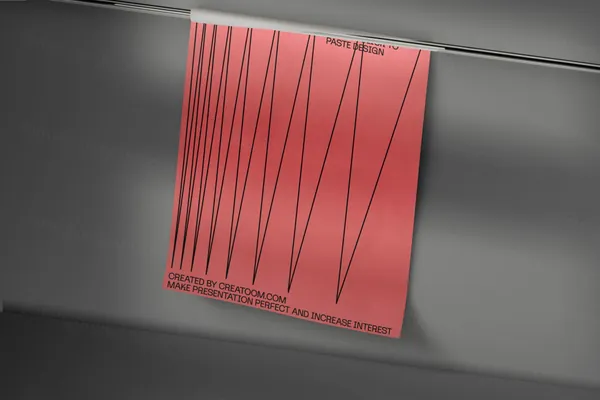 高质量极简主义宣传单海报设计贴图展示样机模板 Poster  Paper mockup-16