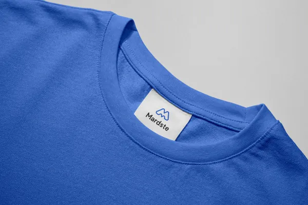 高质量T恤领标标签服装品牌设计贴图样机模板 Apparel Tag  Labels Logo Mockups-3
