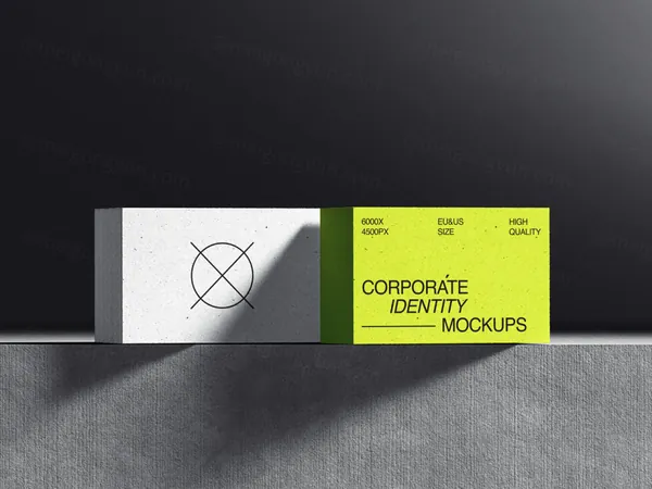 高质量品牌设计提案名片贴图展示样机模板 Kander Branding Mockups-3