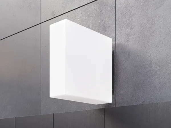 高质量灯箱招牌指示牌路牌导视系统设计提案贴图展示样机模板 Lightbox Signs Mockups-7