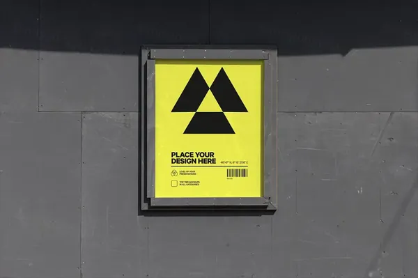 户外工地警示牌公告牌实拍建筑公司品牌设计VI提案展示样机模板 Construction Mockup