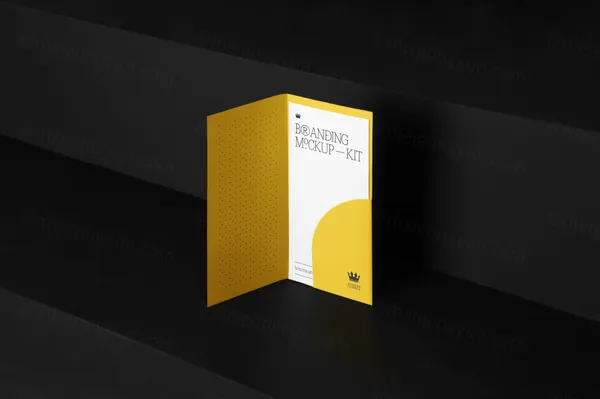 高端宣传册折页广告设计提案贴图展示样机模板 Branding Mockups-2