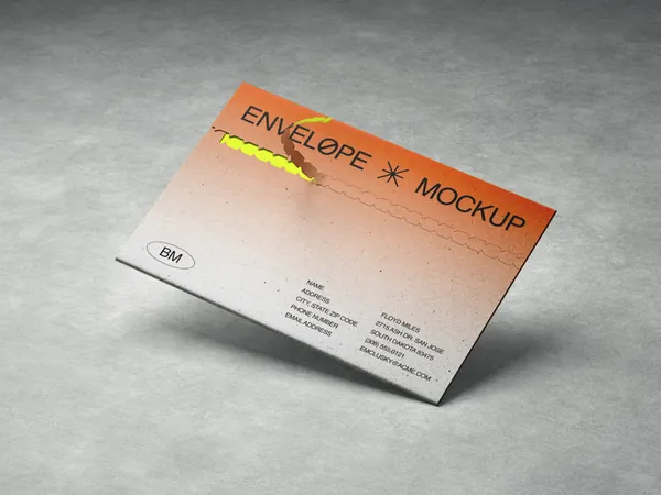 高质量信封品牌设计提案贴图展示样机模板 Kander Branding Mockups-2