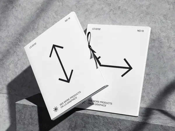 极简主义品牌设计提案贴图展示样机模板素材 Qubus: Brutal Stationery Mockups-3