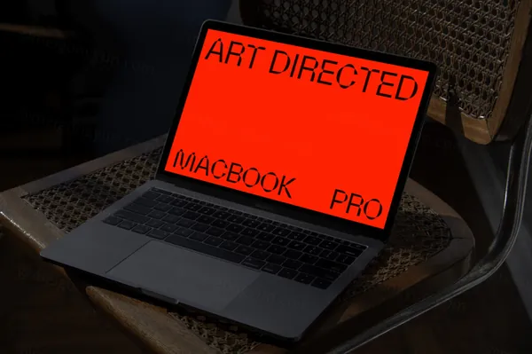 高端定制级实拍无CG苹果笔记本网页设计贴图展示样机模板素材 ARTD C01 DEVICE 009