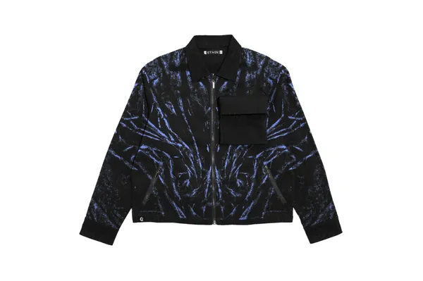 街头潮牌工装夹克外套服装设计贴图展示样机模板 Work Jacket 1 PSD Mockup-1