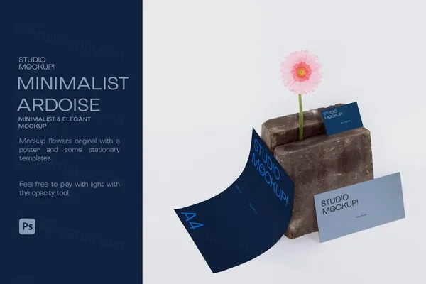 高质量宣传单商务名片品牌VI设计贴图展示样机模板素材 BUSINESS CARD MOCKUP